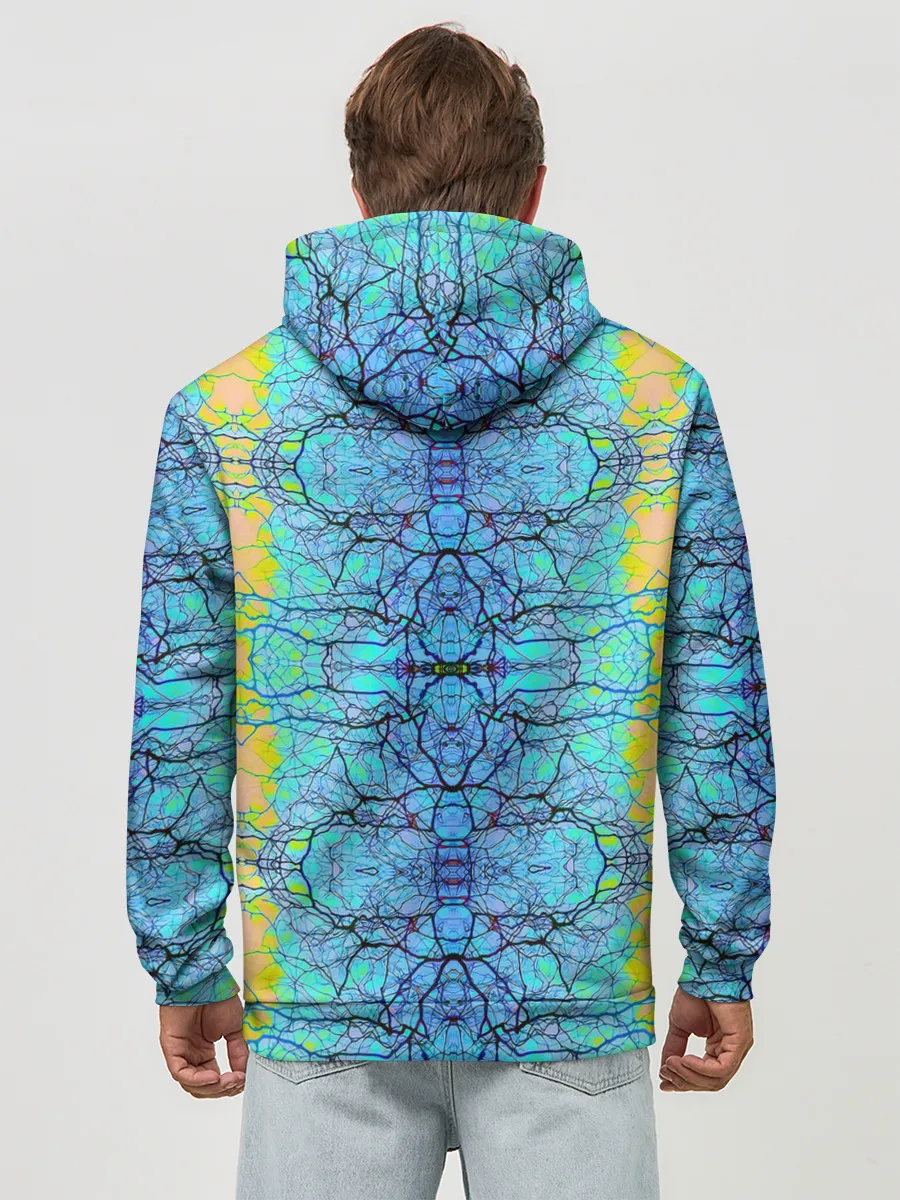 Худи мужской база хлопок / Психоделика