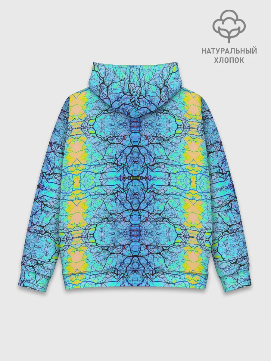 Худи мужской база хлопок / Психоделика