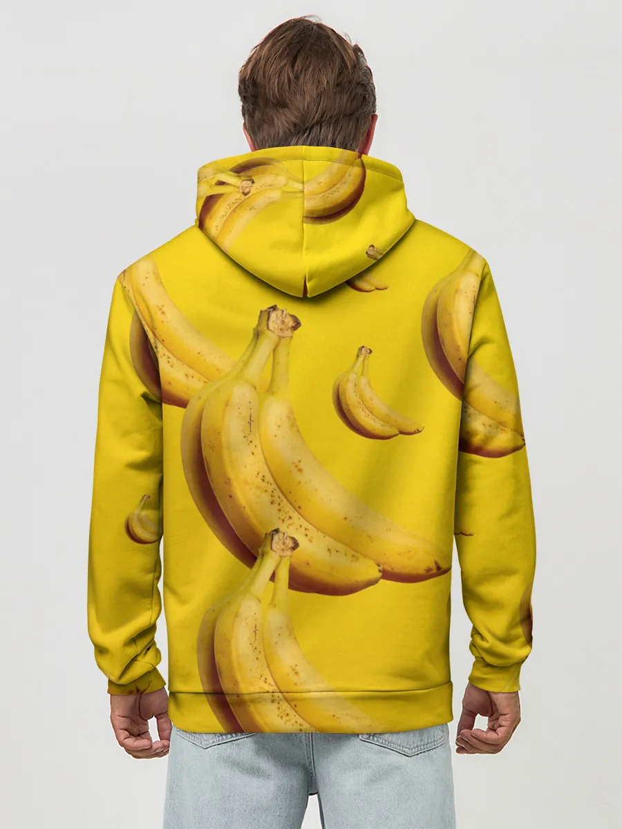 Худи мужской база хлопок / Банановый рай