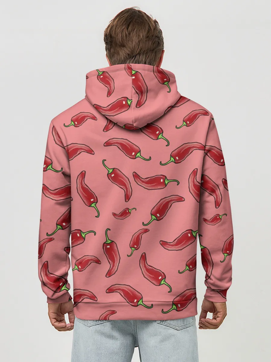 Худи мужской база хлопок / Острый перчик