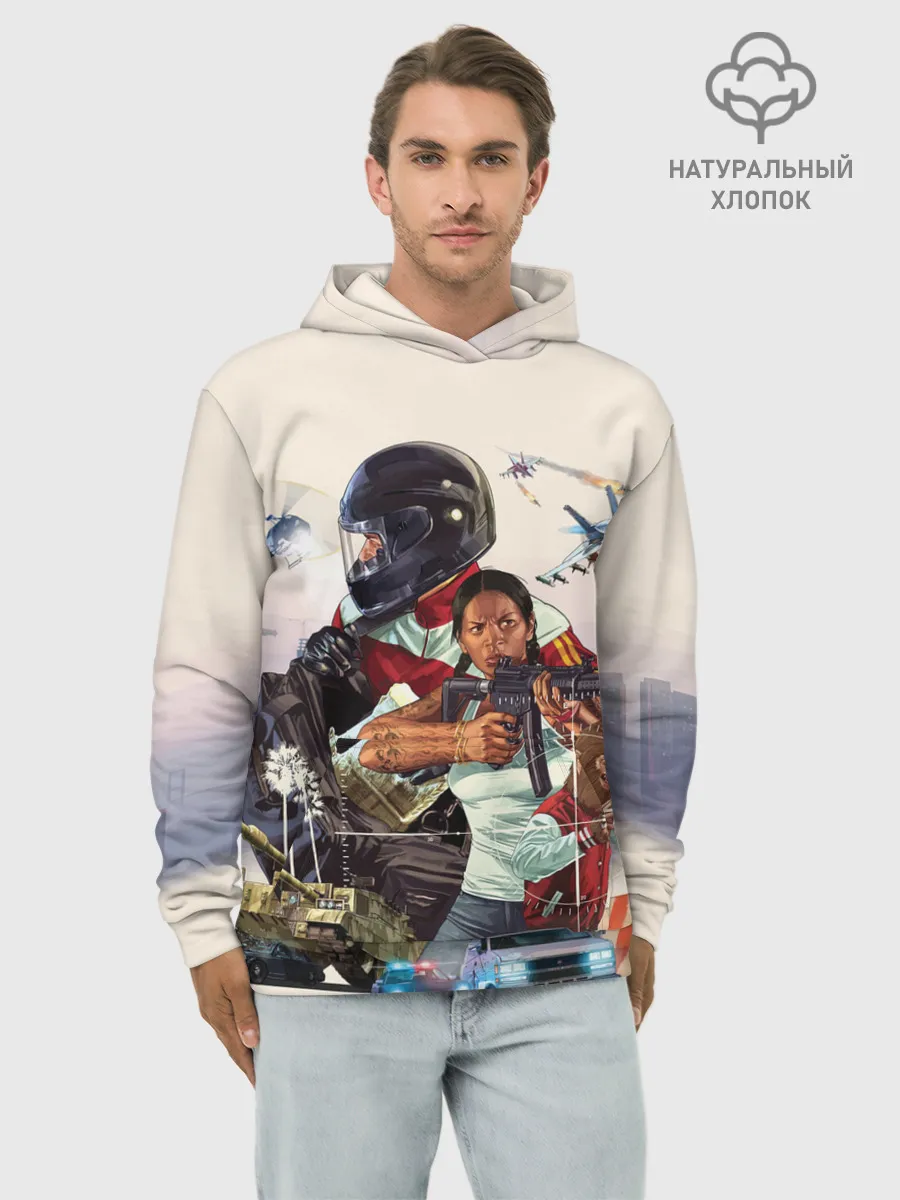 Худи мужской база хлопок / Grand Theft Auto V