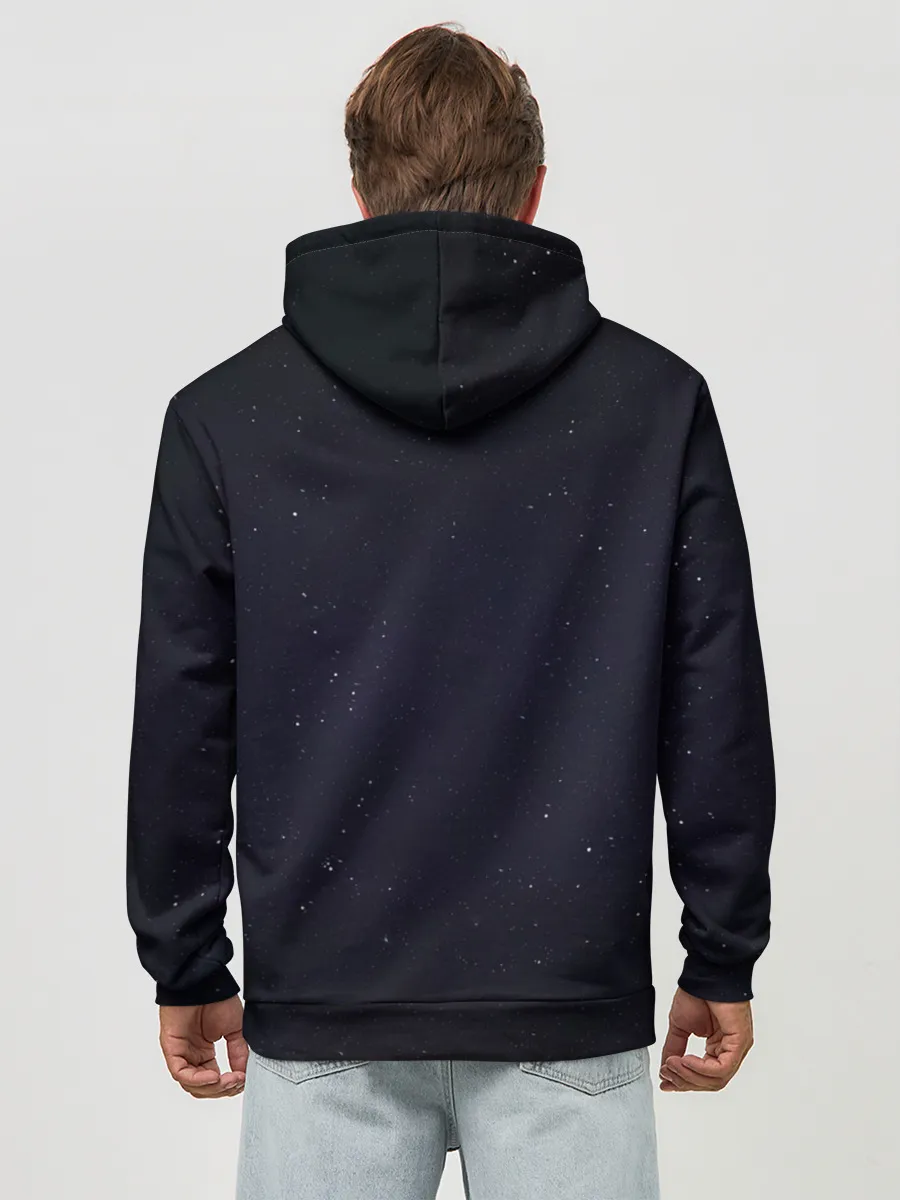 Худи мужской база хлопок / Thirty Seconds to Mars космос