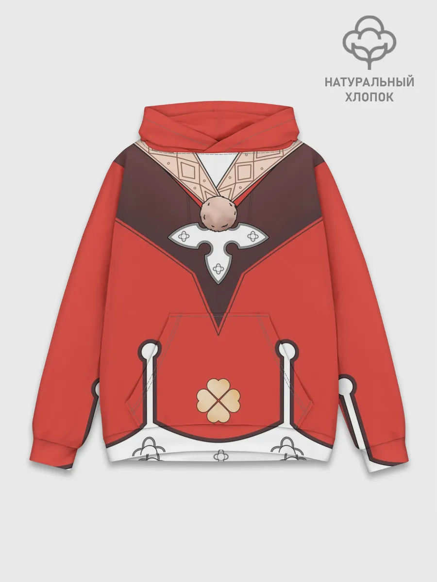 Худи мужской база хлопок / КОСТЮМ КЛИ | ГЕНШИН ИМПАКТ