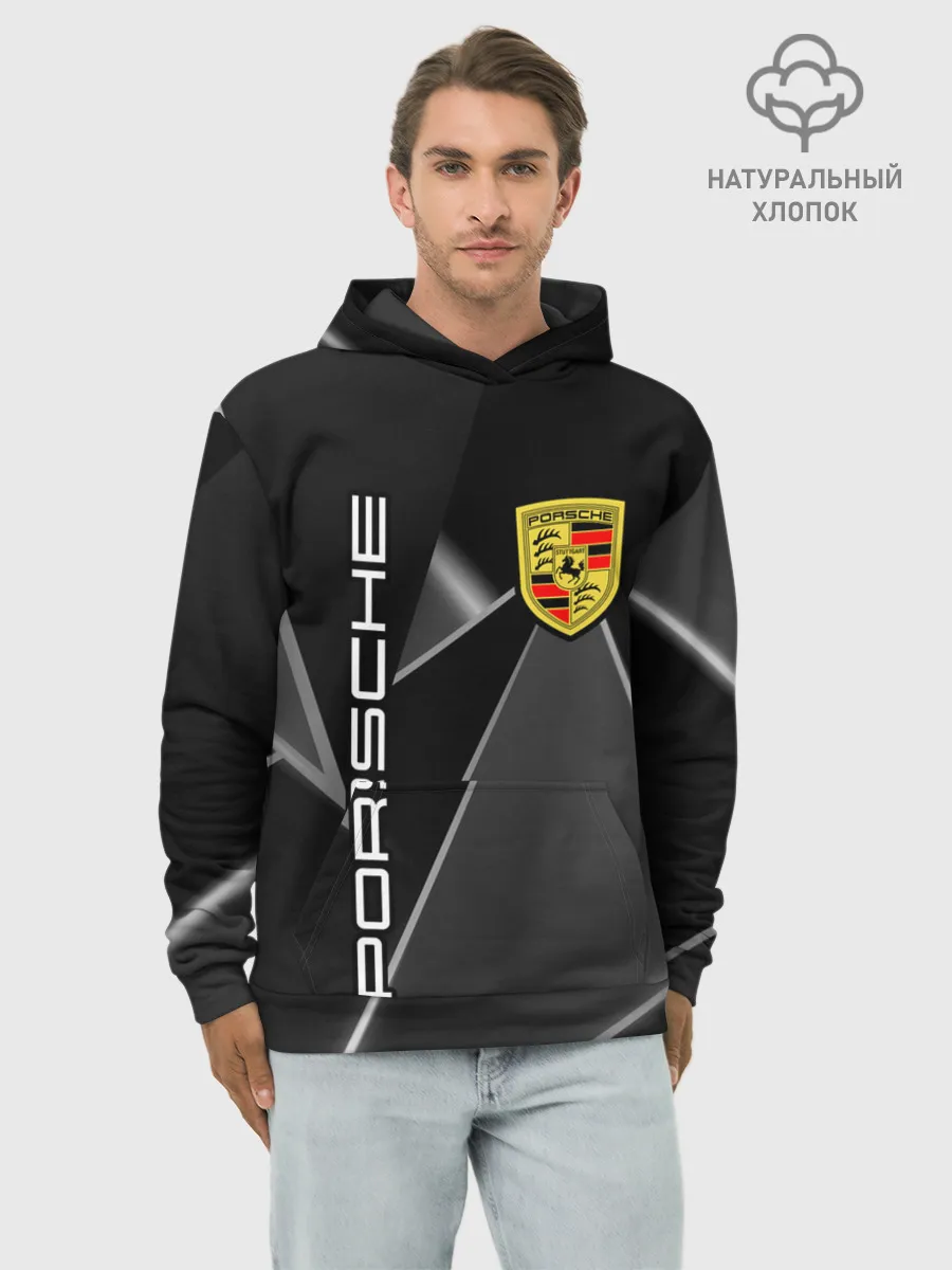 Худи мужской база хлопок / Порше / Porsche