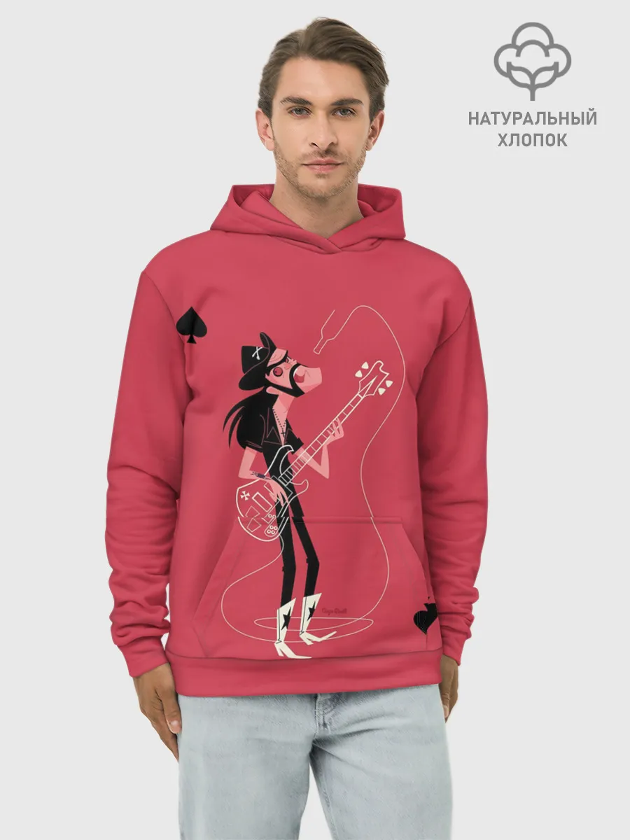 Худи мужской база хлопок / Мультяшка Лемми