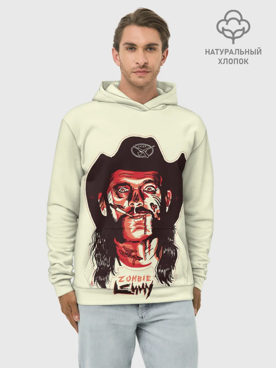 Худи мужской база хлопок / Zombie Lemmy