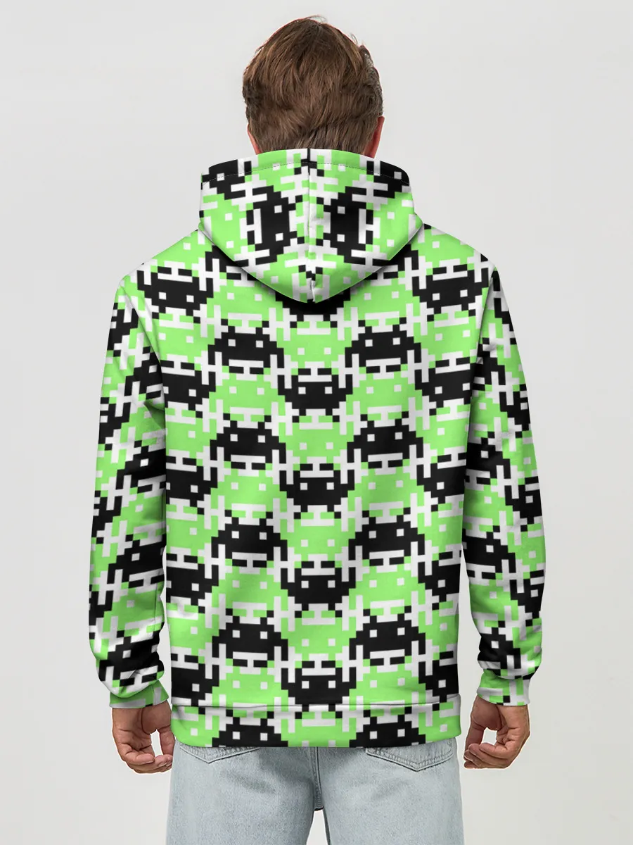 Худи мужской база хлопок / Space Invaders | Old game