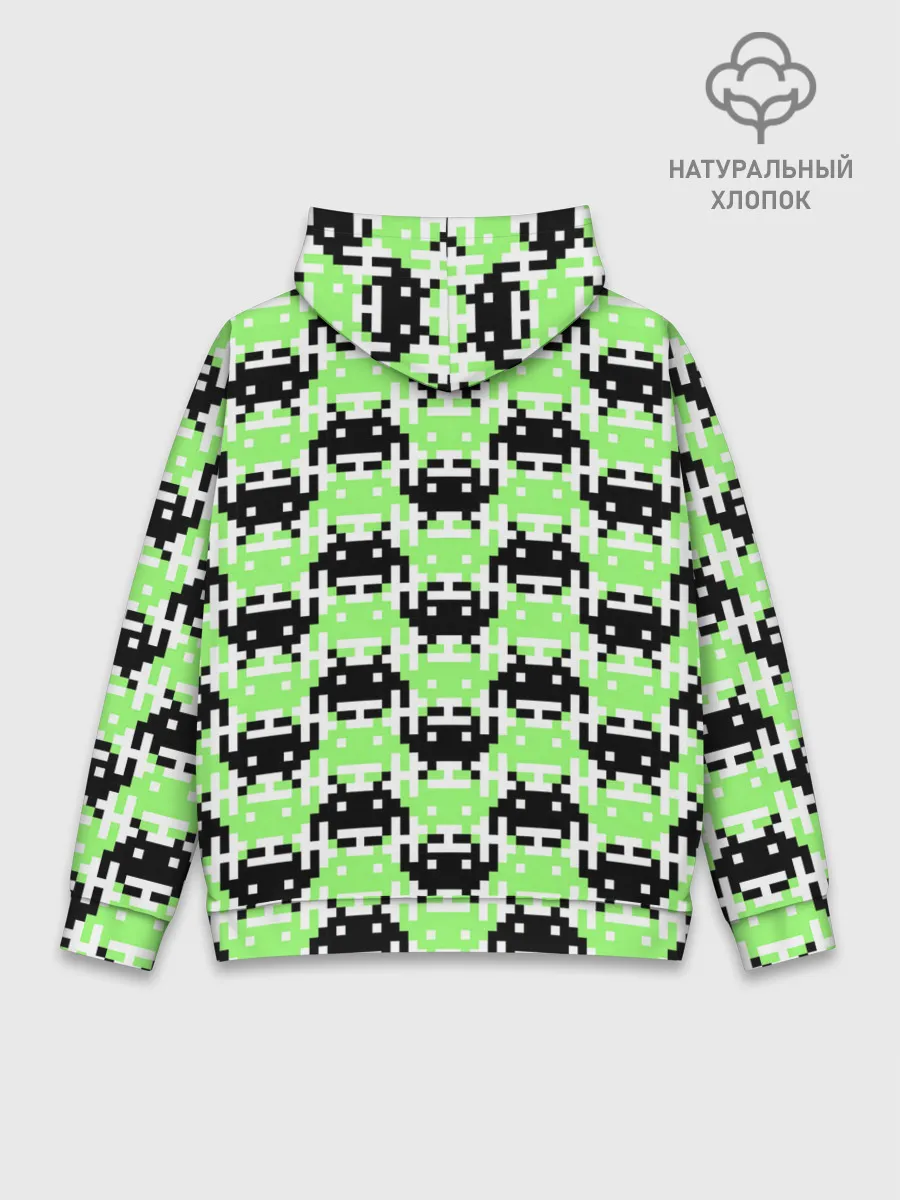 Худи мужской база хлопок / Space Invaders | Old game