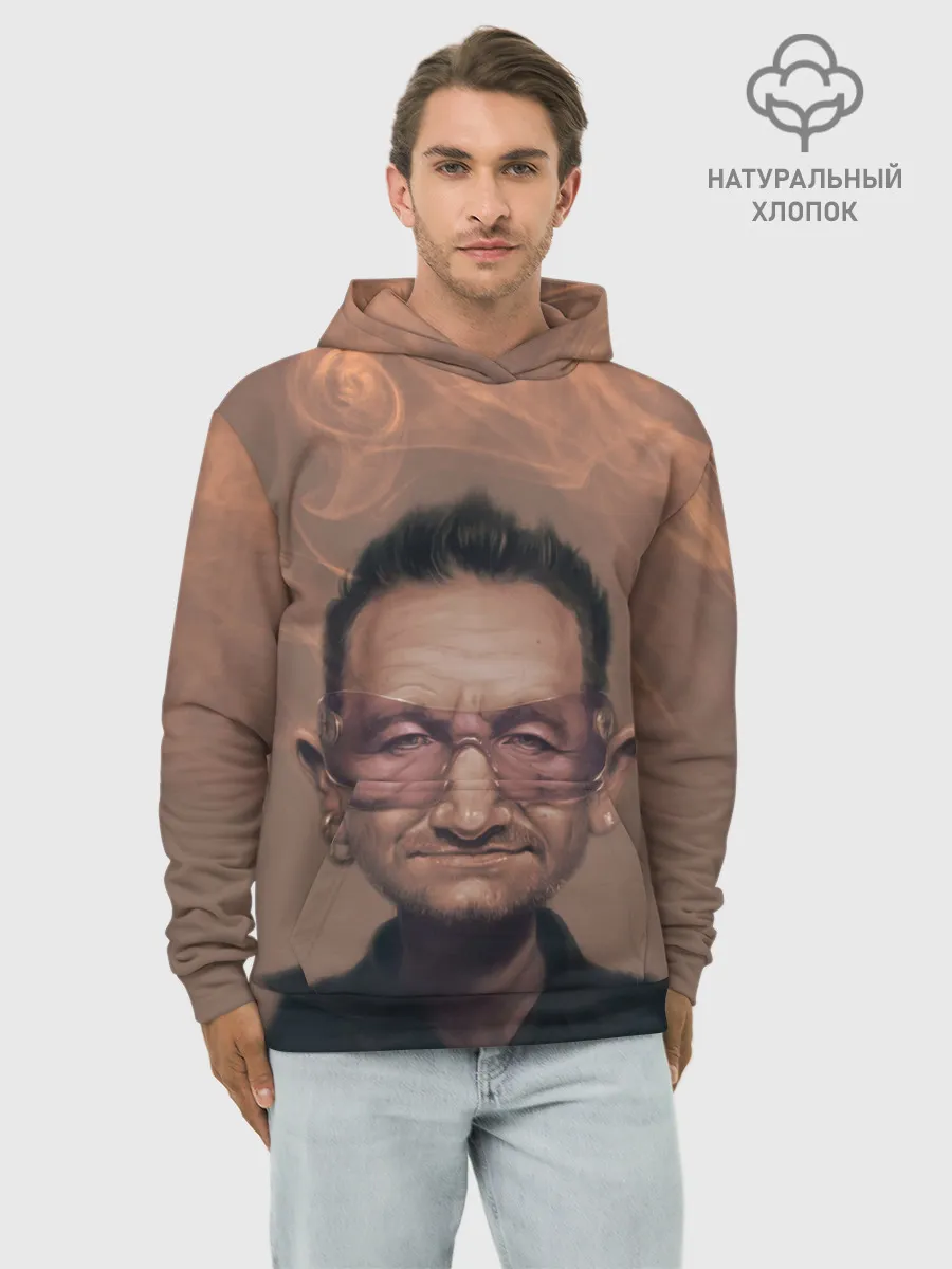 Худи мужской база хлопок / БОНО | U2 | Ю ТУ