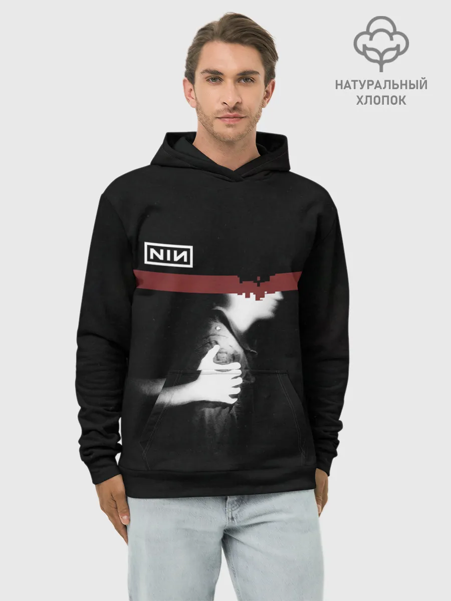 Худи мужской база хлопок / Nine Inch Nails