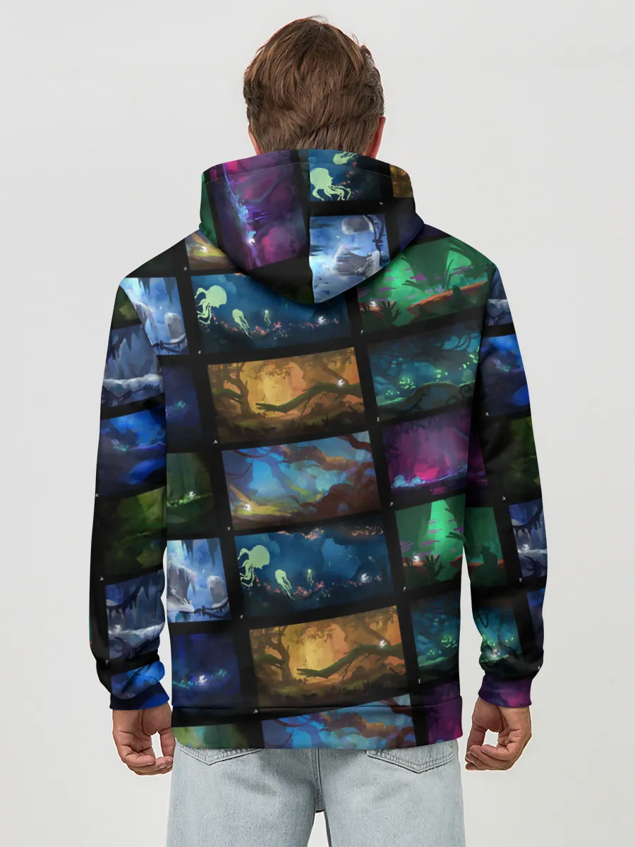 Худи мужской база хлопок / Ori and the Will of the Wisps