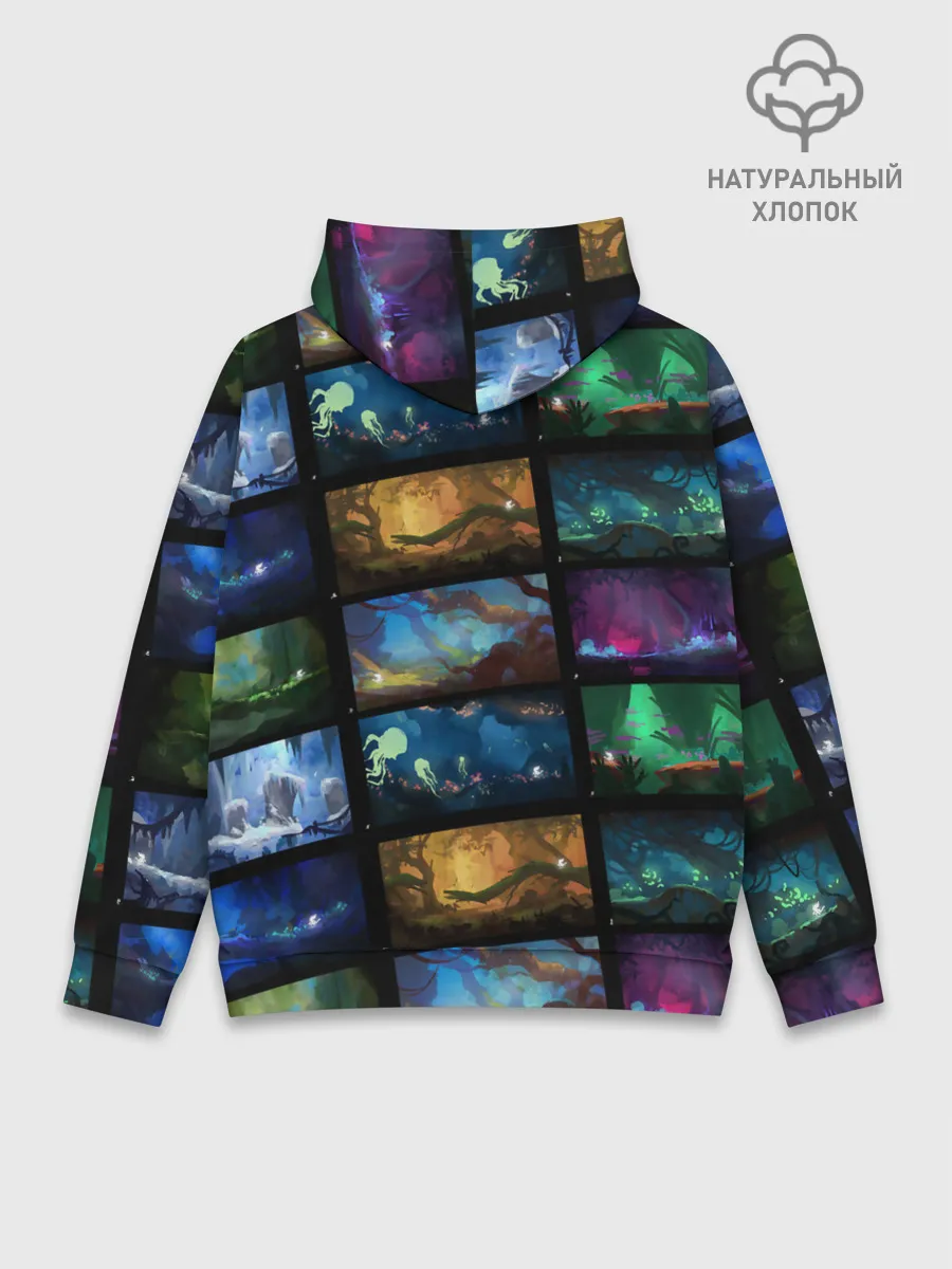 Худи мужской база хлопок / Ori and the Will of the Wisps