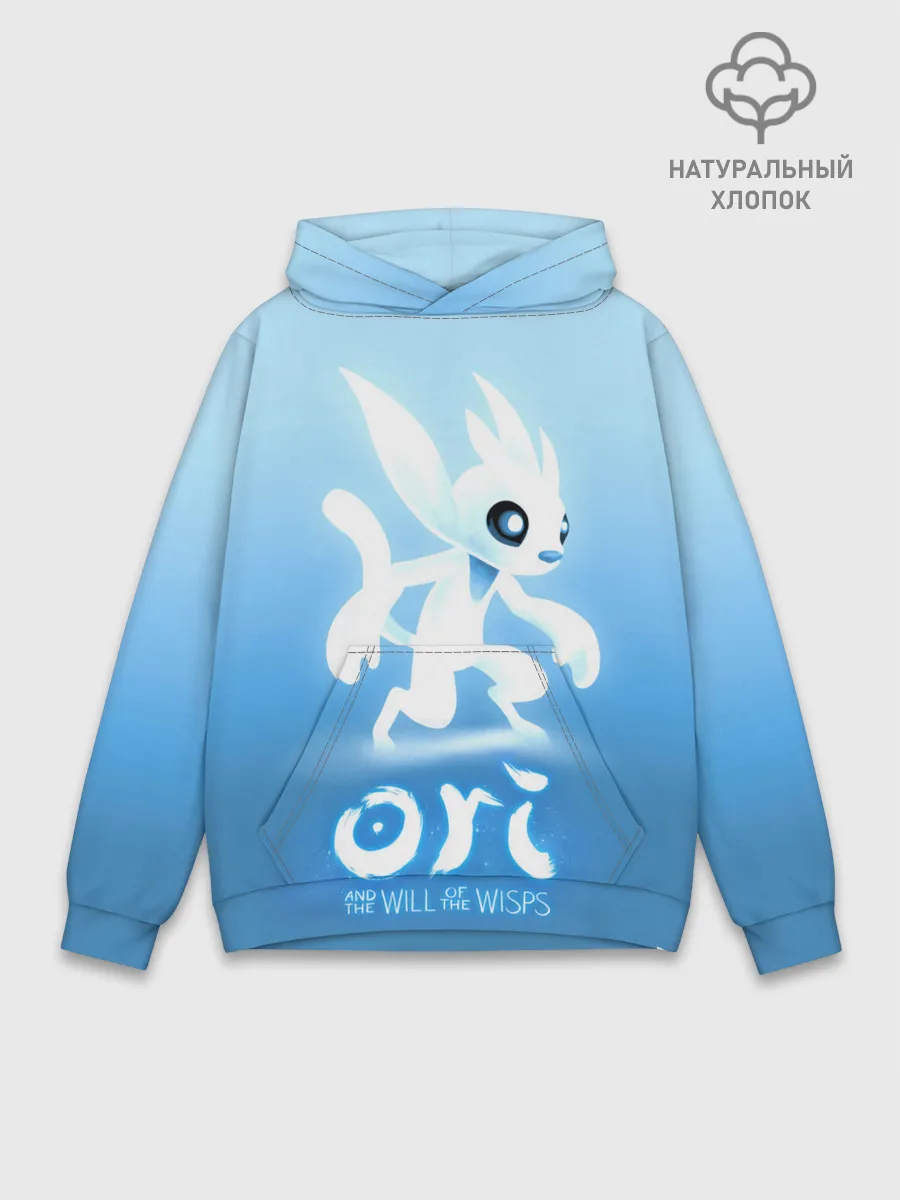 Худи мужской база хлопок / Ori and the Will of the Wisps!