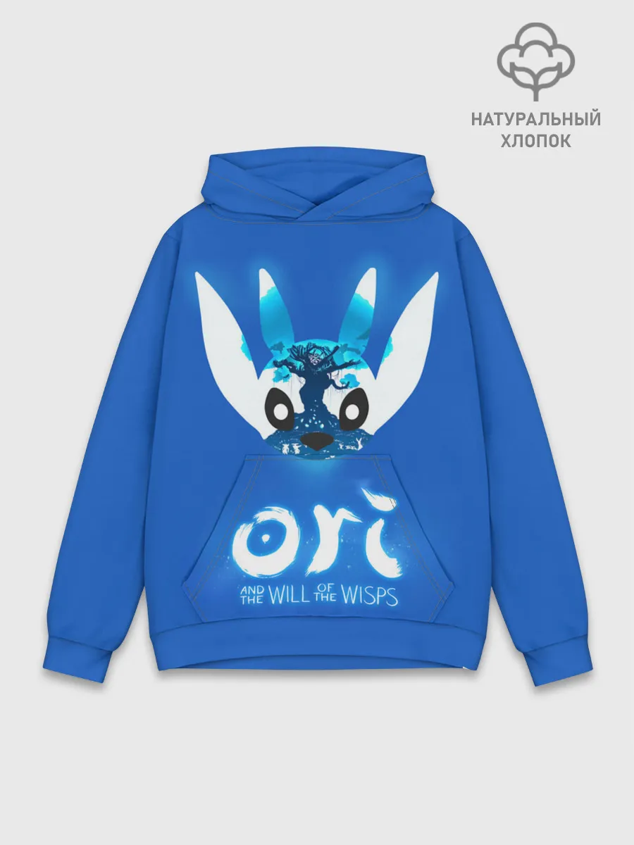 Худи мужской база хлопок / Ori and the Will of the Wisps