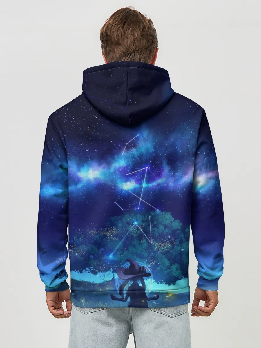 Худи мужской база хлопок / MONA GENSHIN IMPACT