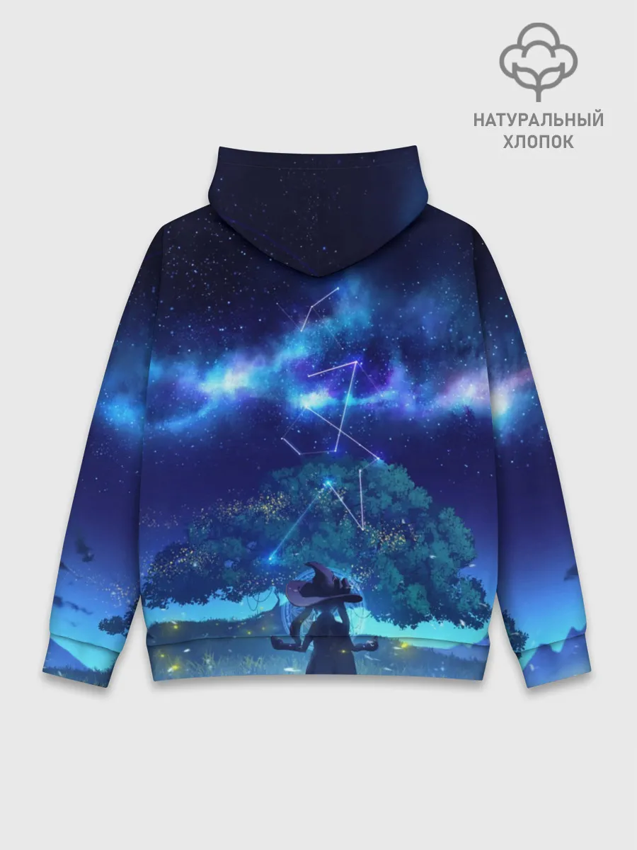 Худи мужской база хлопок / MONA GENSHIN IMPACT