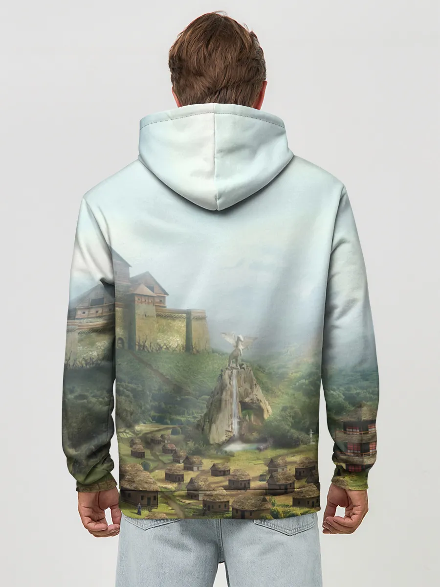 Худи мужской база хлопок / Оплот | Heroes of Might and Magic 3