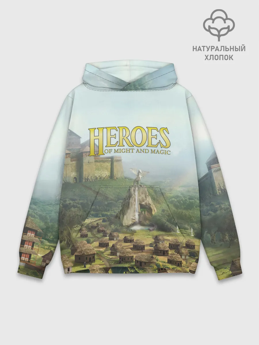 Худи мужской база хлопок / Оплот | Heroes of Might and Magic 3