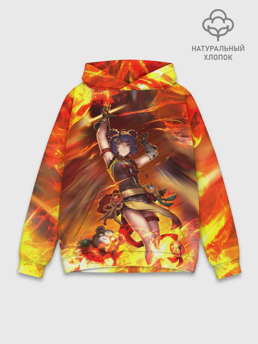 Худи мужской база хлопок / Сян Лин | Genshin Impact