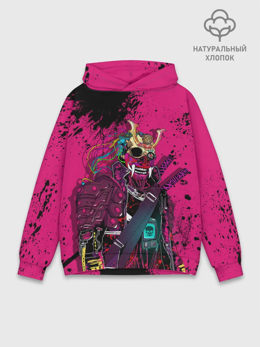 Худи мужской база хлопок / CYBERPUNK 2077 | DEMON