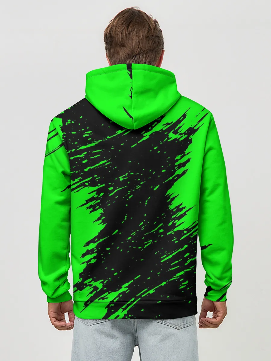 Худи мужской база хлопок / S.T.A.L.K.E.R. NEON | СТАЛКЕР