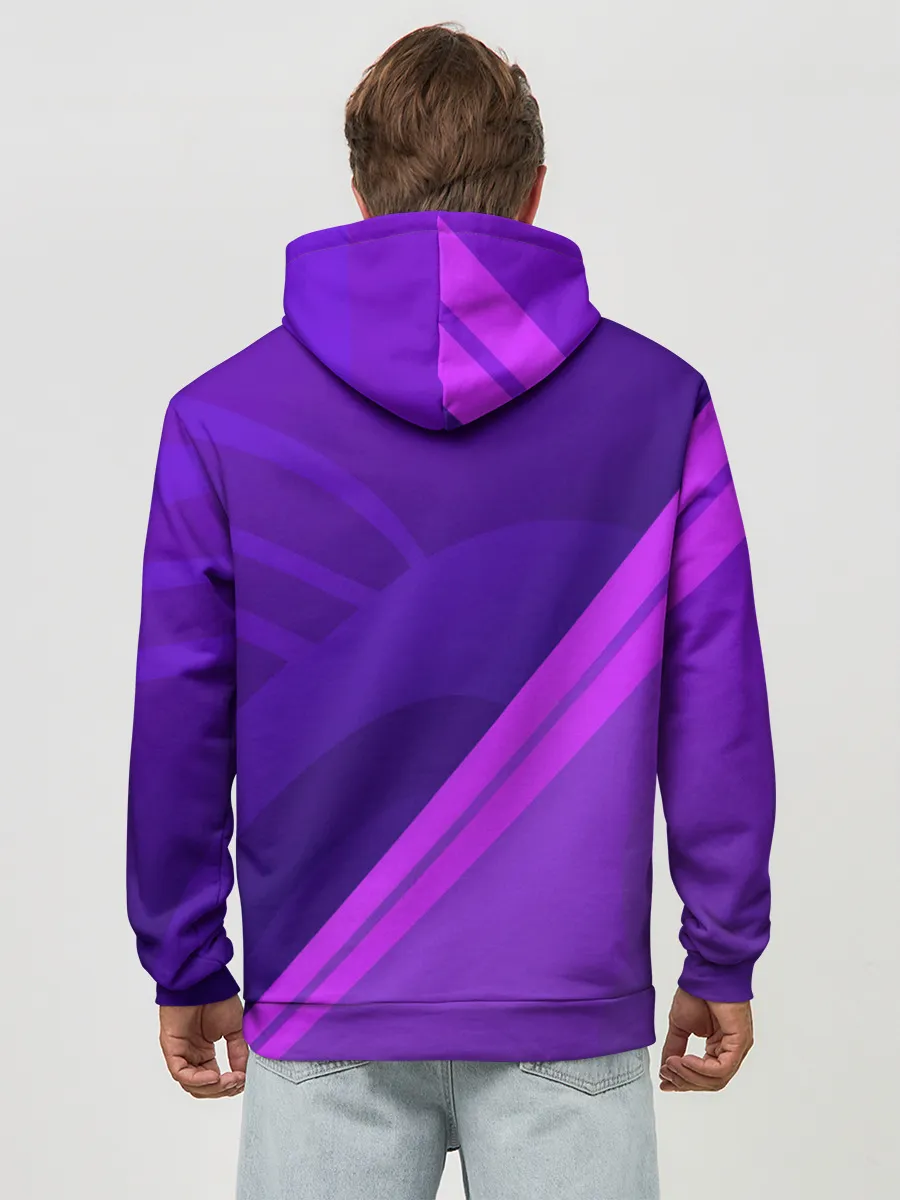 Худи мужской база хлопок / Fortnite Blue Jade