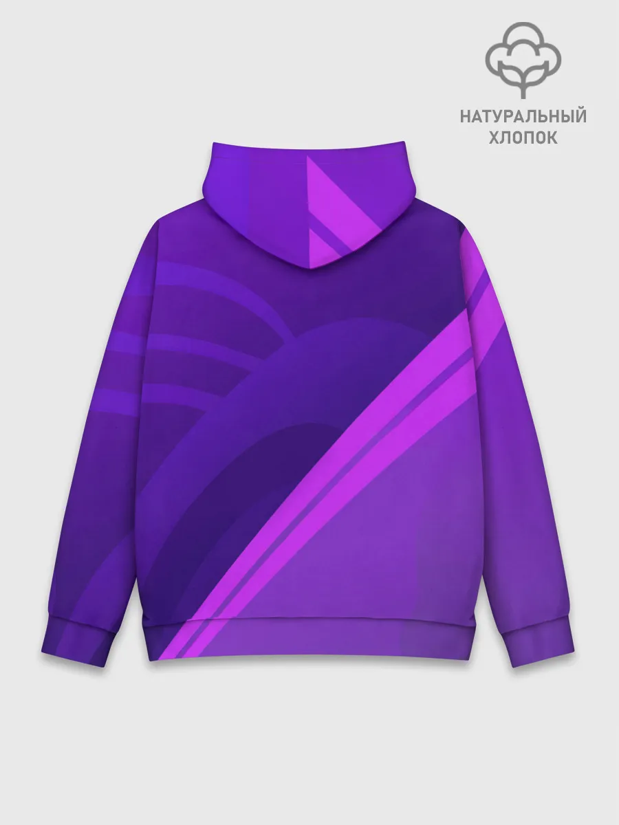 Худи мужской база хлопок / Fortnite Blue Jade