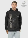 Худи мужской база хлопок / MERCEDES LOGO BRONZE