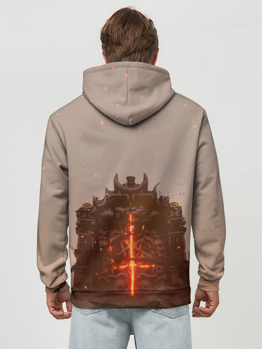 Худи мужской база хлопок / DOOM | ДУМ