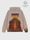 Худи мужской база хлопок / DOOM | ДУМ