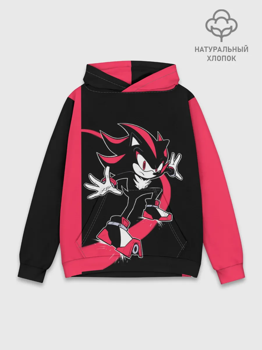 Худи мужской база хлопок / SONIC X | DARK SONIC