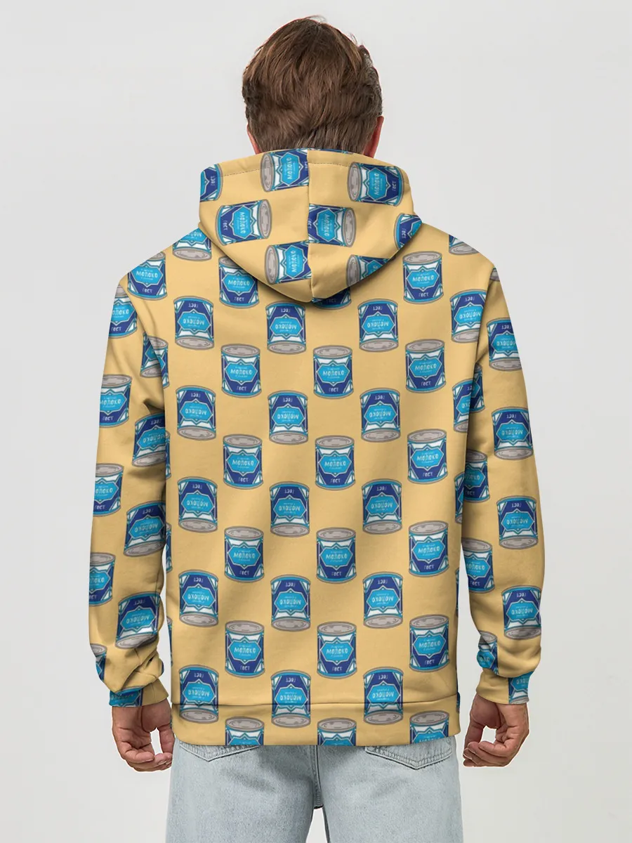 Худи мужской база хлопок / Сгущенка паттерн