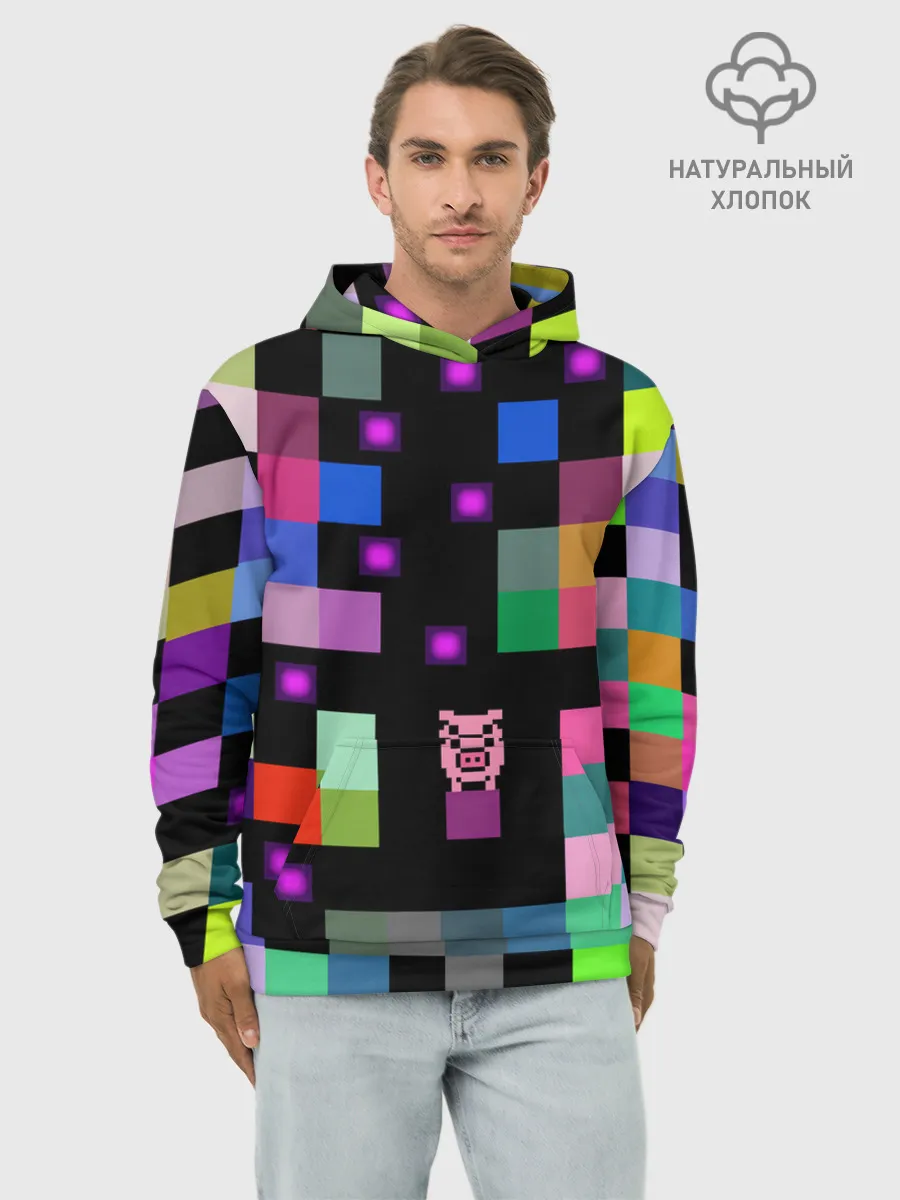 Худи мужской база хлопок / Arcade Pig