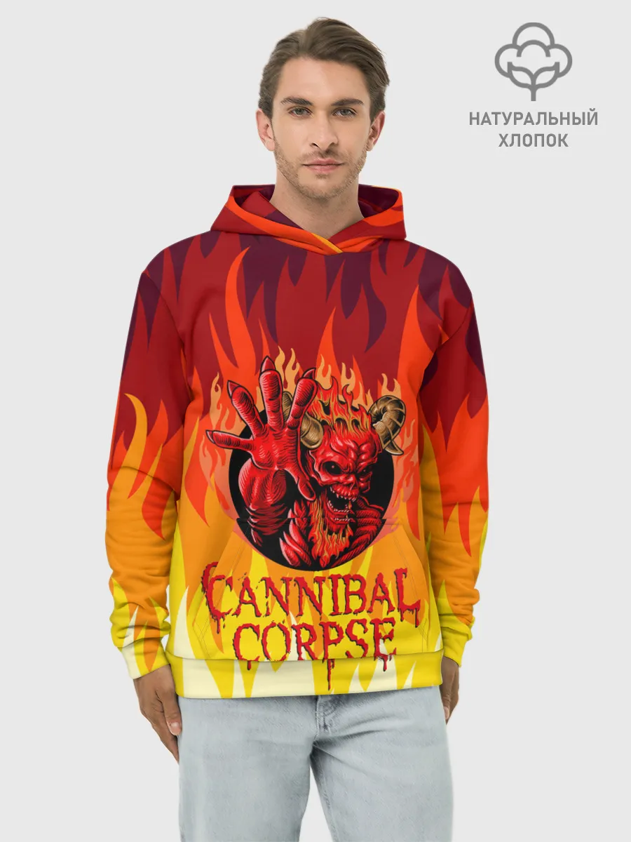 Худи мужской база хлопок / Cannibal Corpse | Труп Канниба