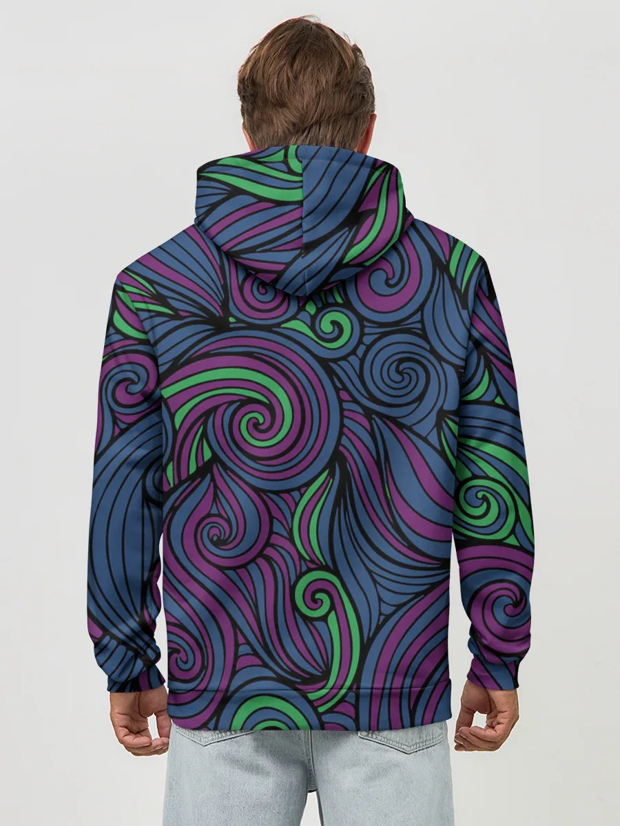 Худи мужской база хлопок / Сказочный лес