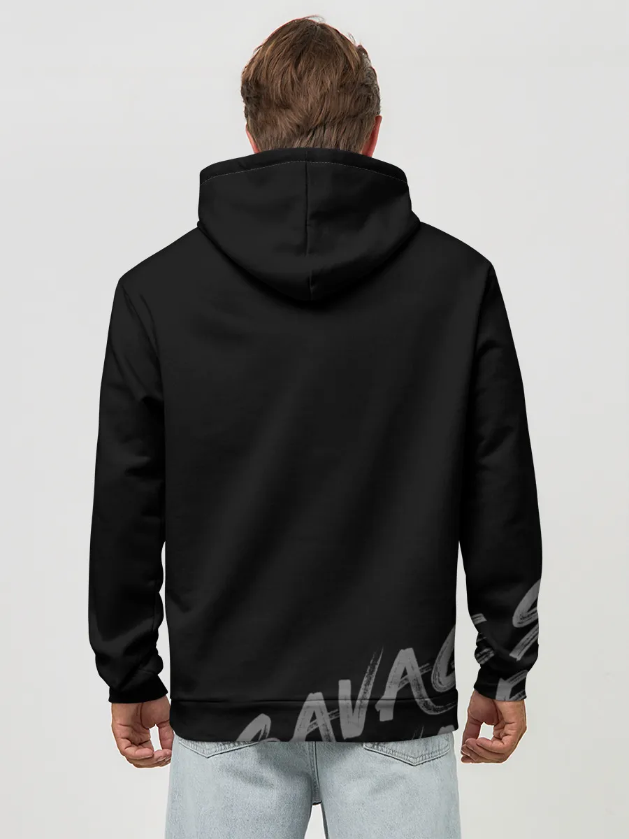 Худи мужской база хлопок / Savage