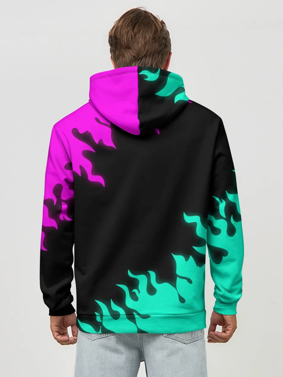 Худи мужской база хлопок / Geometry Dash