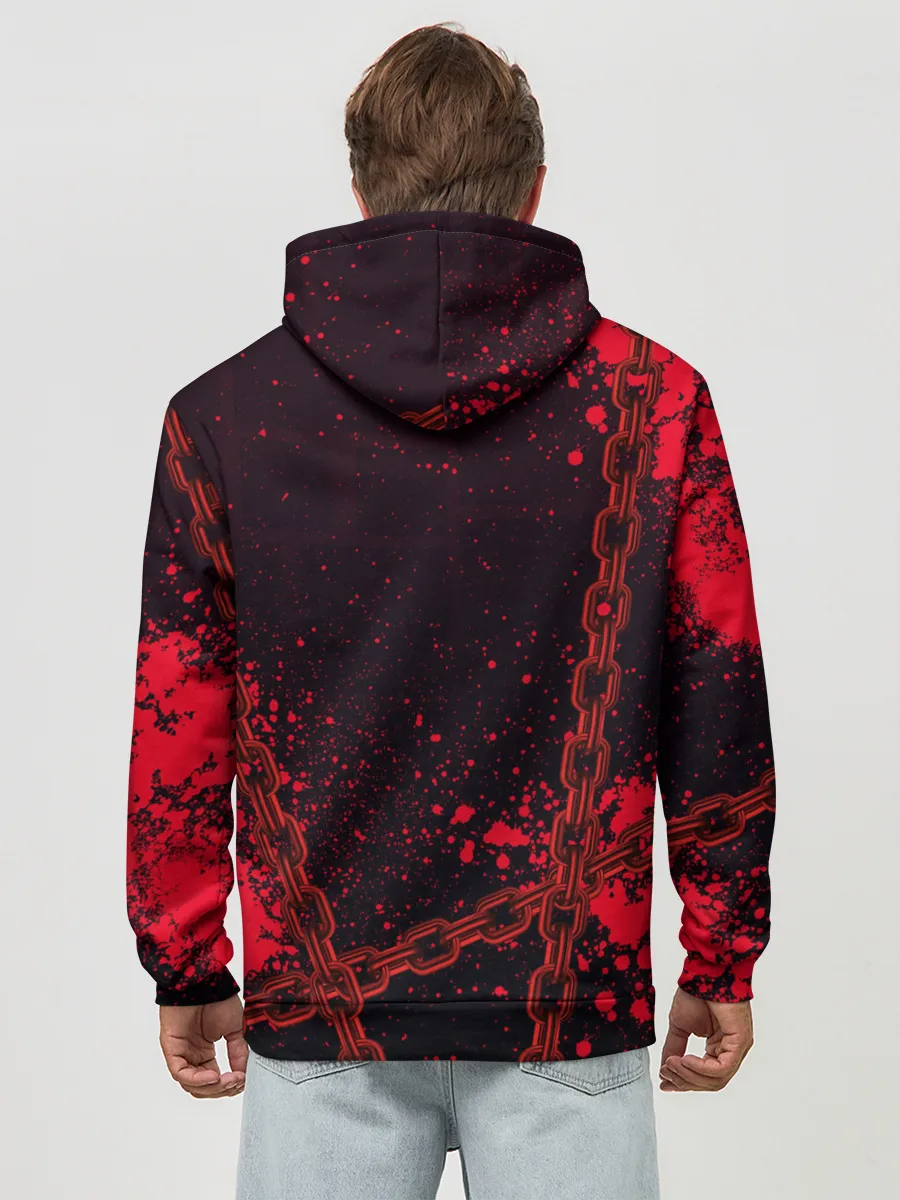 Худи мужской база хлопок / Geometry Dash