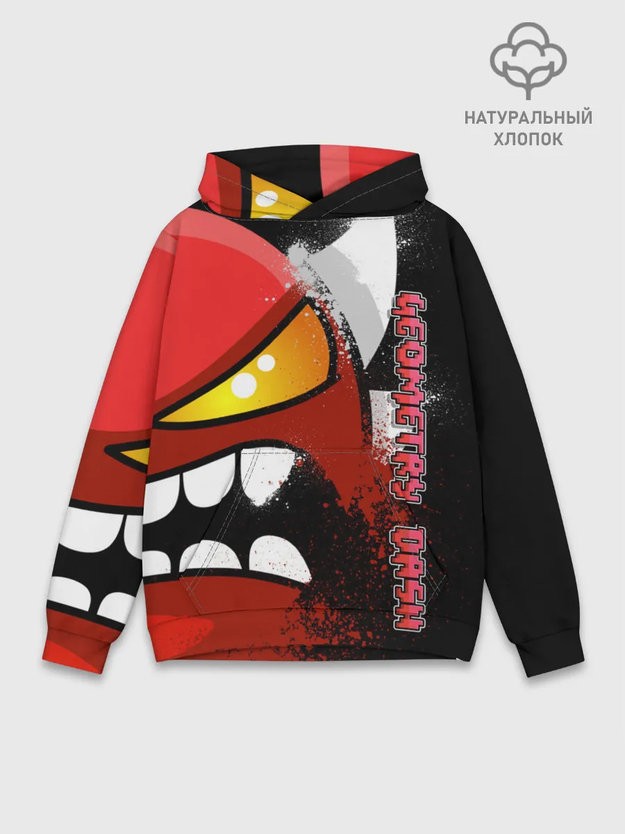 Худи мужской база хлопок / Geometry Dash
