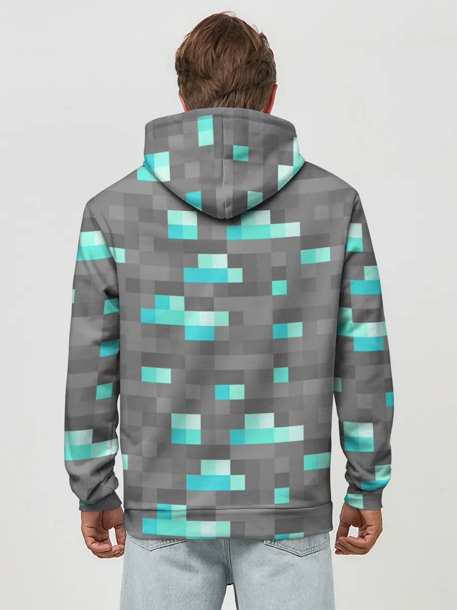 Худи мужской база хлопок / Алмазы