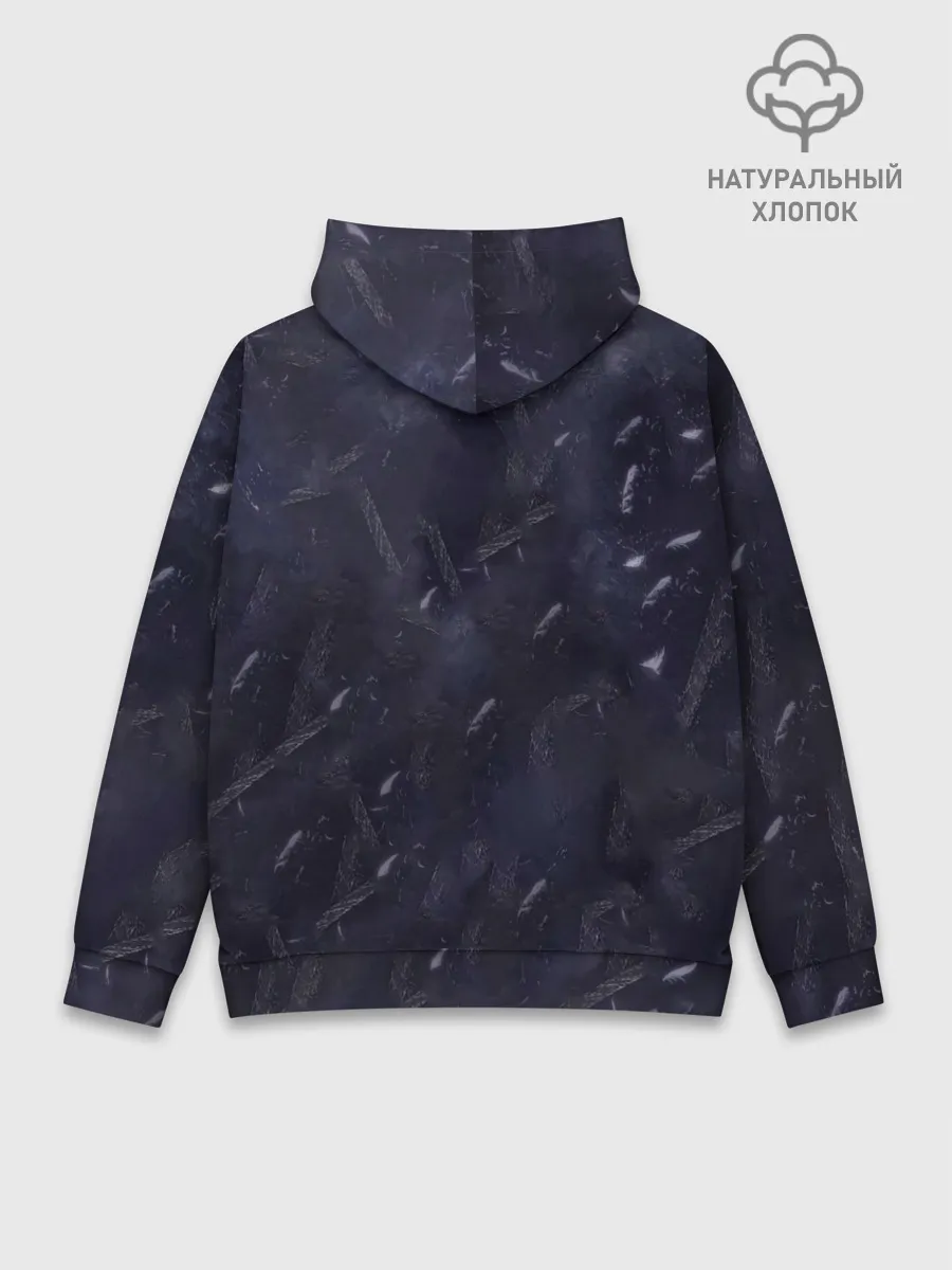 Худи мужской база хлопок / Корзинка фруктов