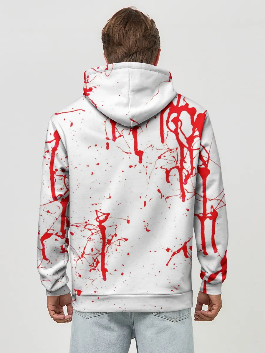 Худи мужской база хлопок / S.T.A.L.K.E.R. БРЫЗГИ КРОВИ