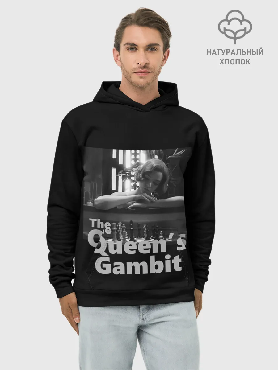 Худи мужской база хлопок / Sad Queen