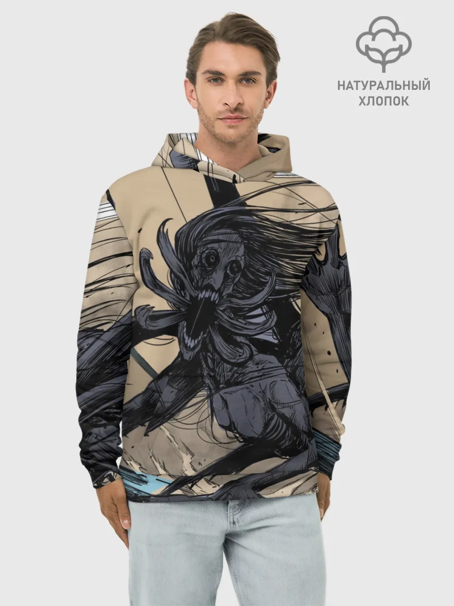 Худи мужской база хлопок / Мерико Чан