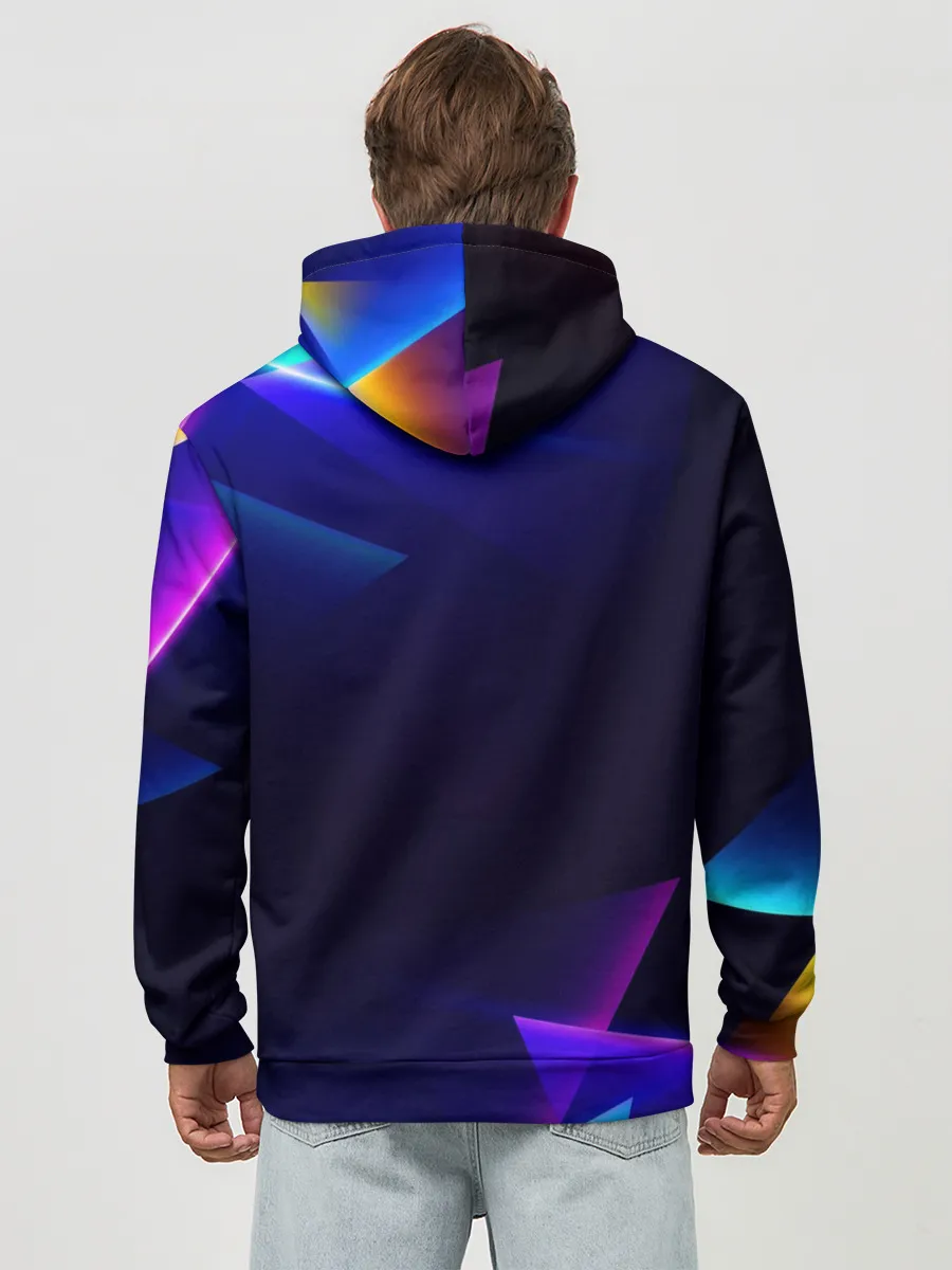 Худи мужской база хлопок / КУРОО ТЕЦУРО / TETSURO / NEON