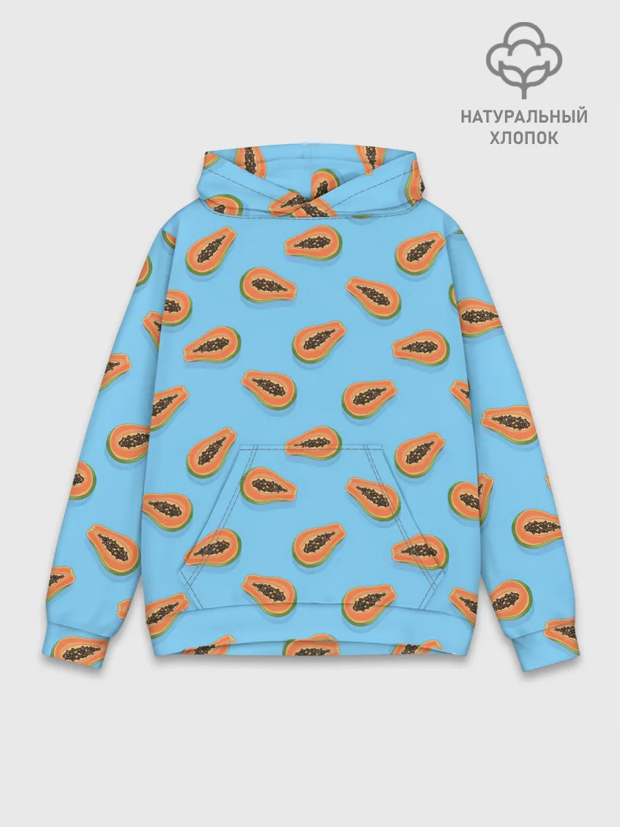 Худи мужской база хлопок / Папайа паттерн