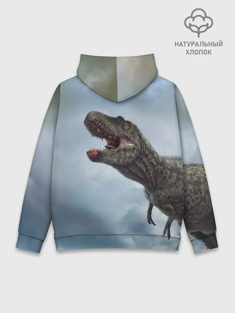 Худи мужской база хлопок / Jurassic World | Мир Юрского периода