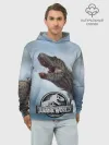 Худи мужской база хлопок / Jurassic World | Мир Юрского периода