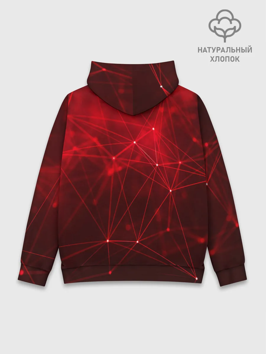 Худи мужской база хлопок / Собака в стиле KISS