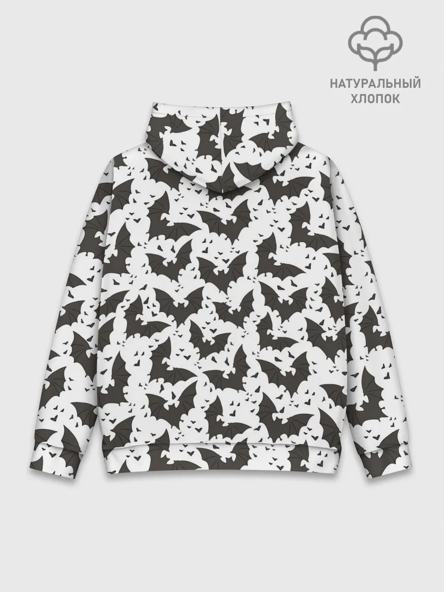Худи мужской база хлопок / Летучие мыши